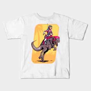 Dino Racer Kids T-Shirt